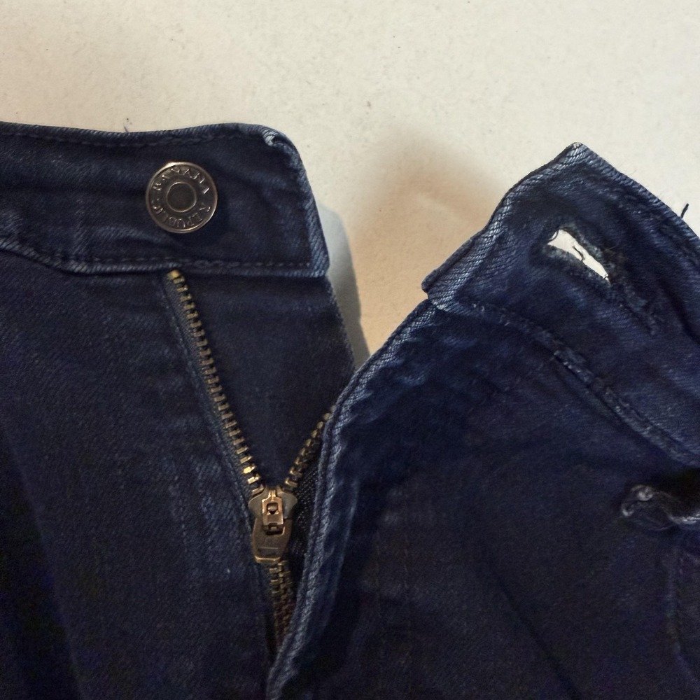 Banana Republic Jeans Womens 14 Blue Skinny Mid Rise Stretch Dark Wash Denim - Picture 12 of 16